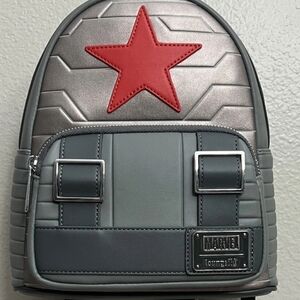 SOLD - Loungefly Winter Soldier Cosplay Backpack Bucky Barnes